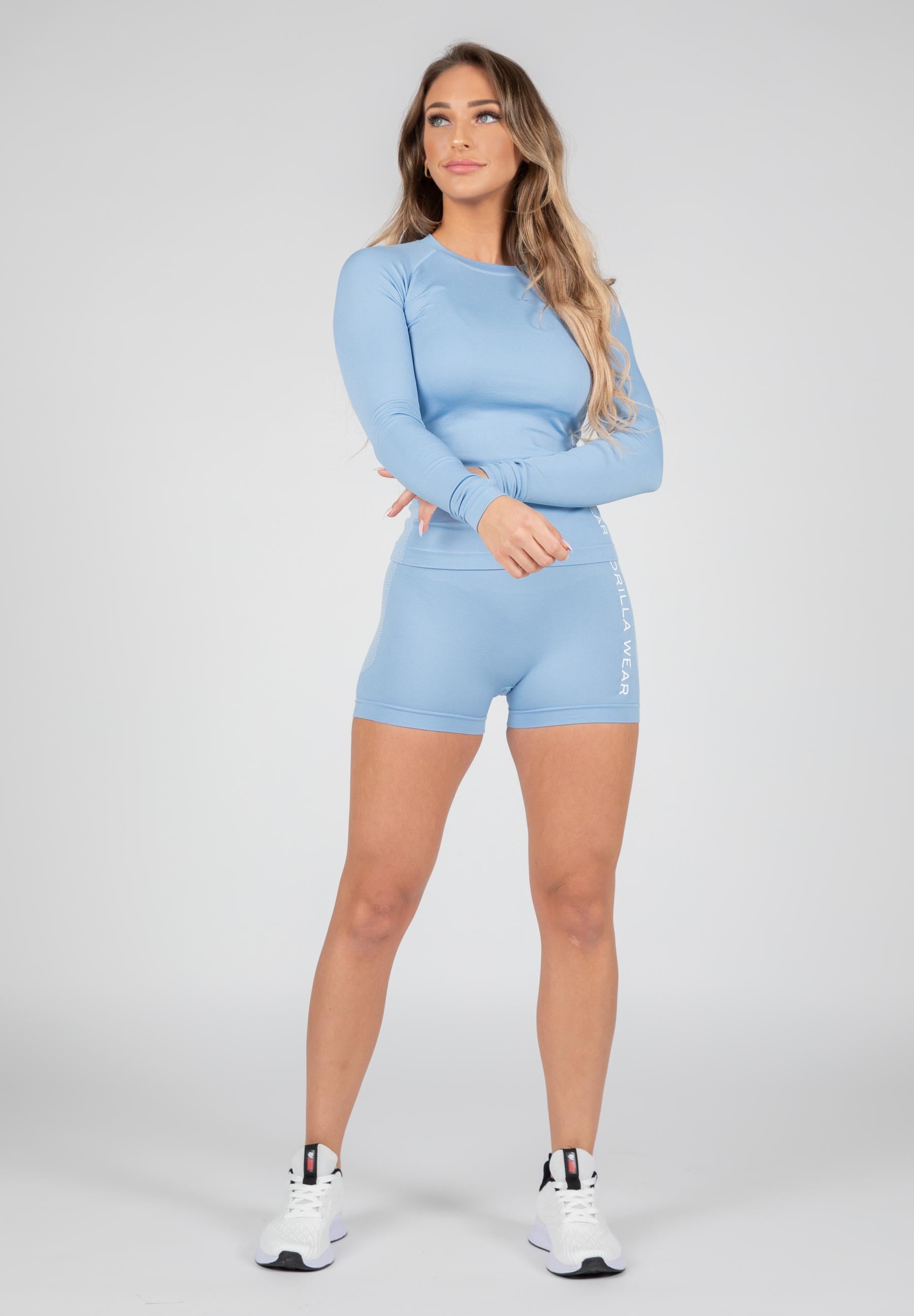 Gorilla Wear Selah Seamless Long Sleeve, light blue