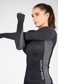 Gorilla Wear Selah Seamless Long Sleeve, black