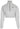 Gorilla Wear Ocala Cropped Half-Zip Sweatshirt, grey