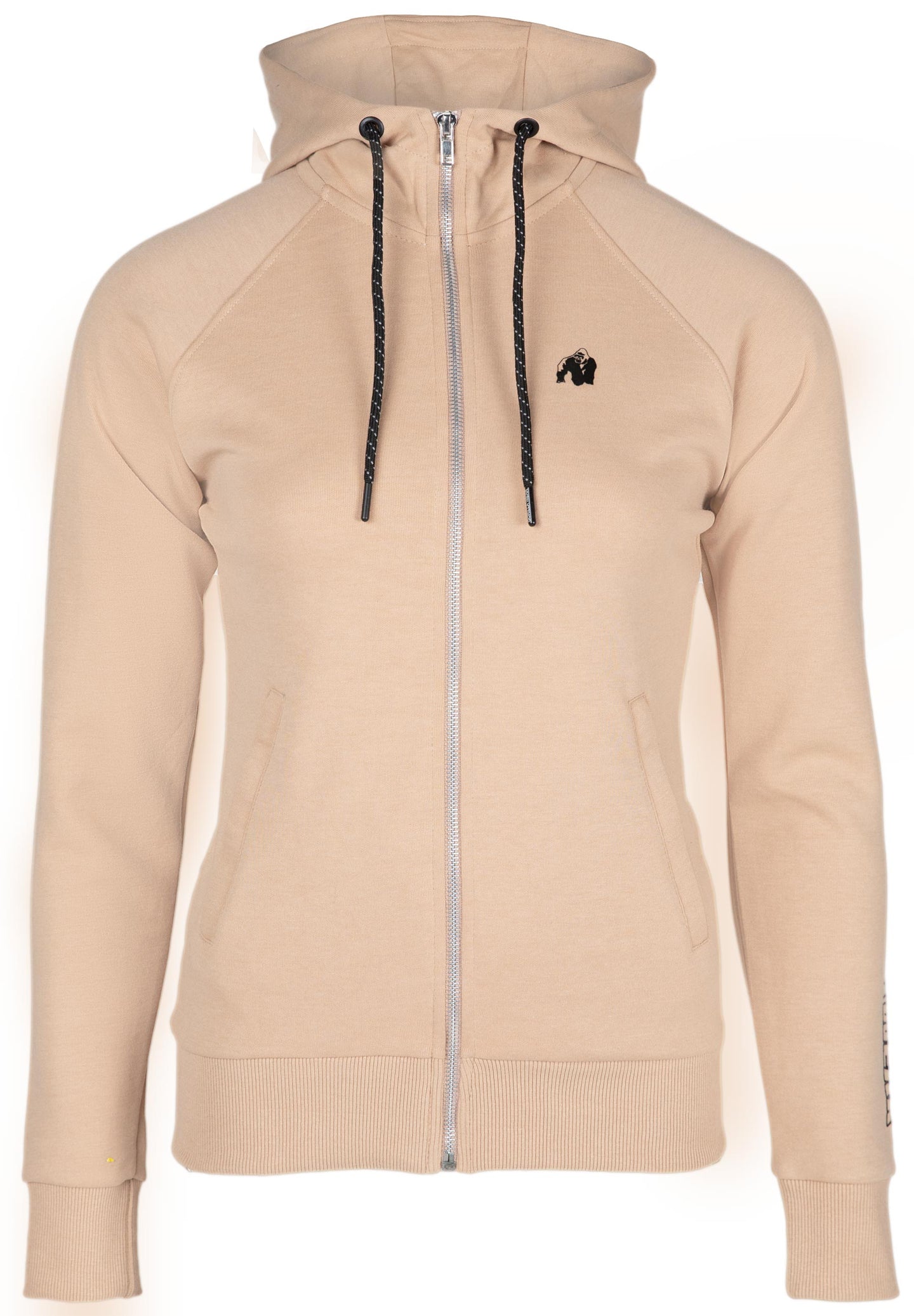Gorilla Wear Marion Zipped Hoodie, beige