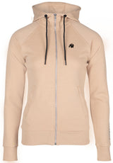 Gorilla Wear Marion Zipped Hoodie, beige