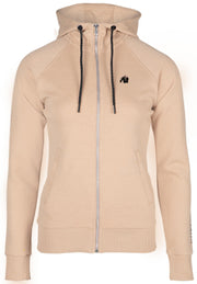 Gorilla Wear Marion Zipped Hoodie, beige