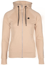 Gorilla Wear Marion Zipped Hoodie, beige