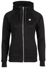 Gorilla Wear Marion Zipped Hoodie, black