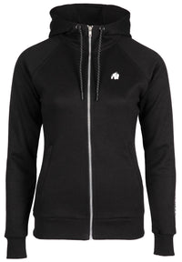 Gorilla Wear Marion Zipped Hoodie, black