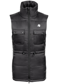 Gorilla Wear Lucia Puffer Vest, black