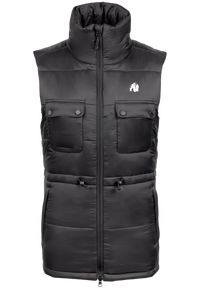 Gorilla Wear Lucia Puffer Vest, black