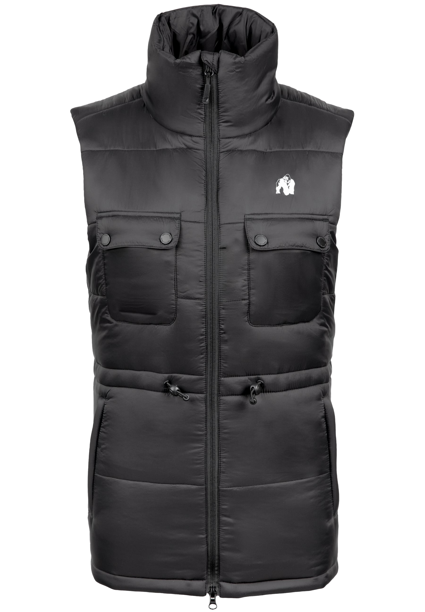 Gorilla Wear Lucia Puffer Vest, black