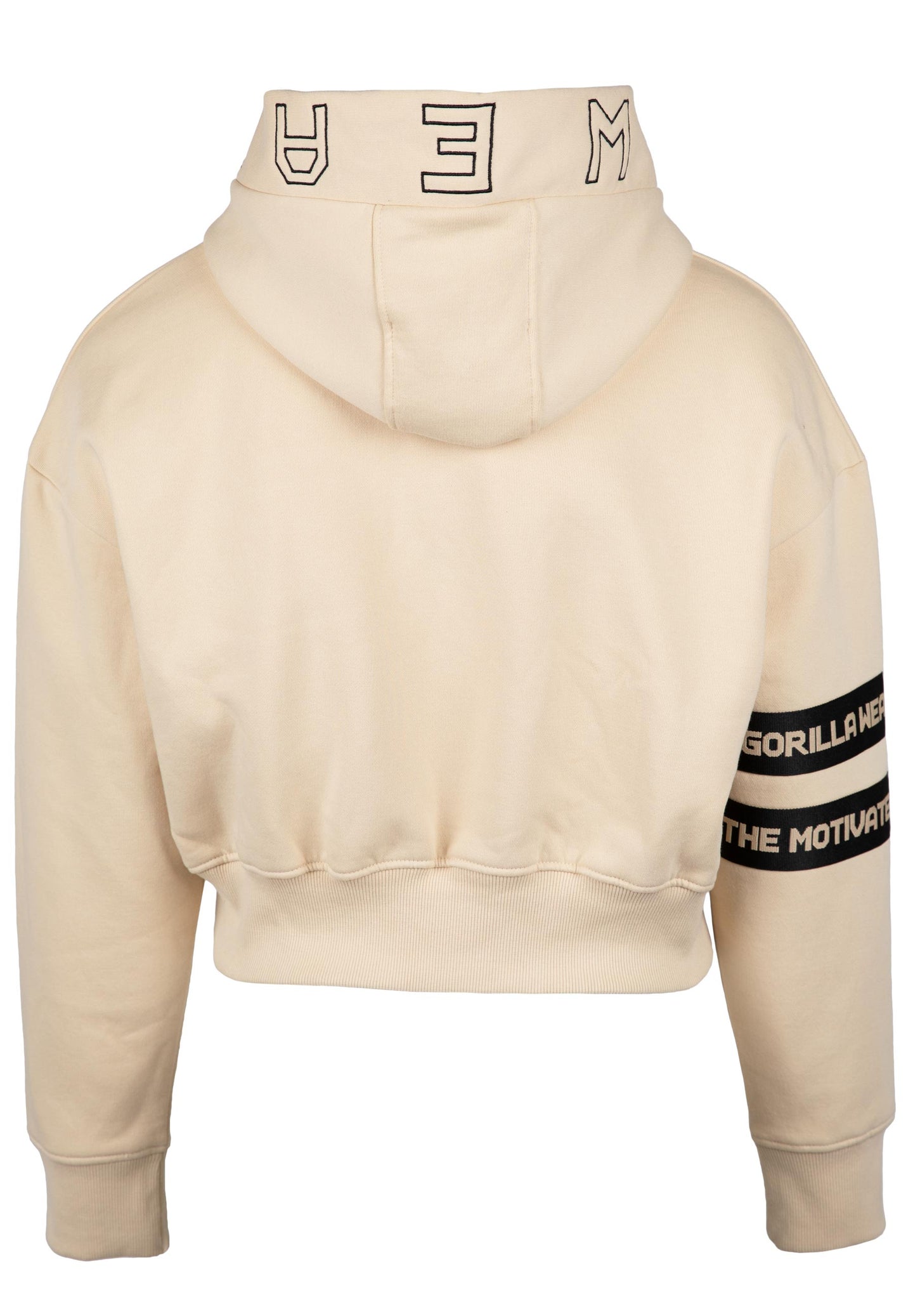 Gorilla Wear Tracey Cropped Hoodie, beige