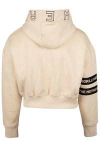 Gorilla Wear Tracey Cropped Hoodie, beige