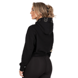 Gorilla Wear Tracey Cropped Hoodie, black