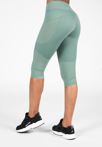 Gorilla Wear Monroe Cropped Leggings, army green