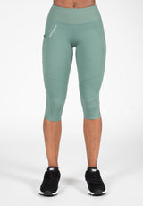 Gorilla Wear Monroe Cropped Leggings, army green