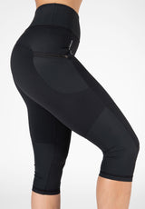 Gorilla Wear Monroe Cropped Leggings, black
