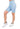 Gorilla Wear Selah Seamless Cycling Shorts, light blue