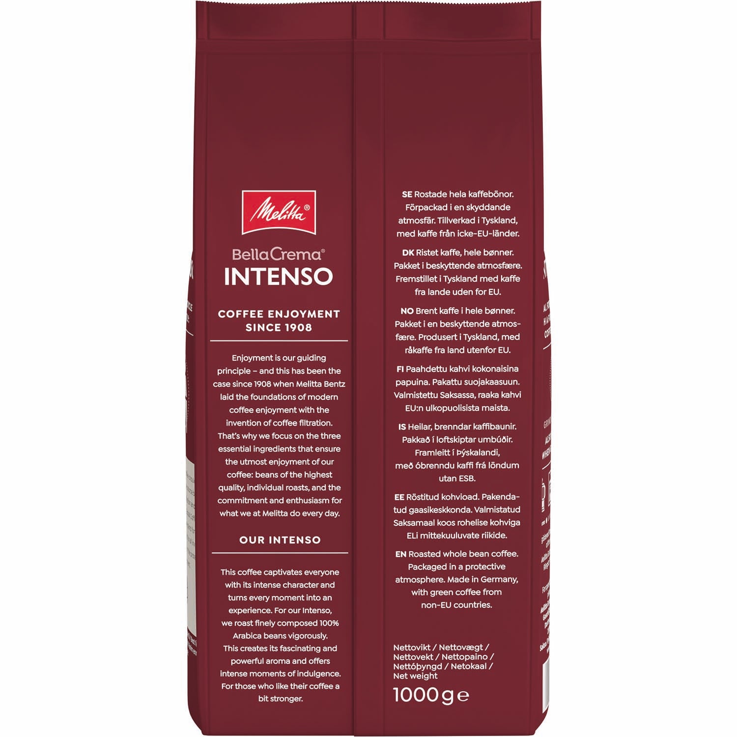 Melitta Bella Crema Intenso 1kg