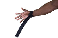 Gorilla Wear Padded Lifting Straps, black/red