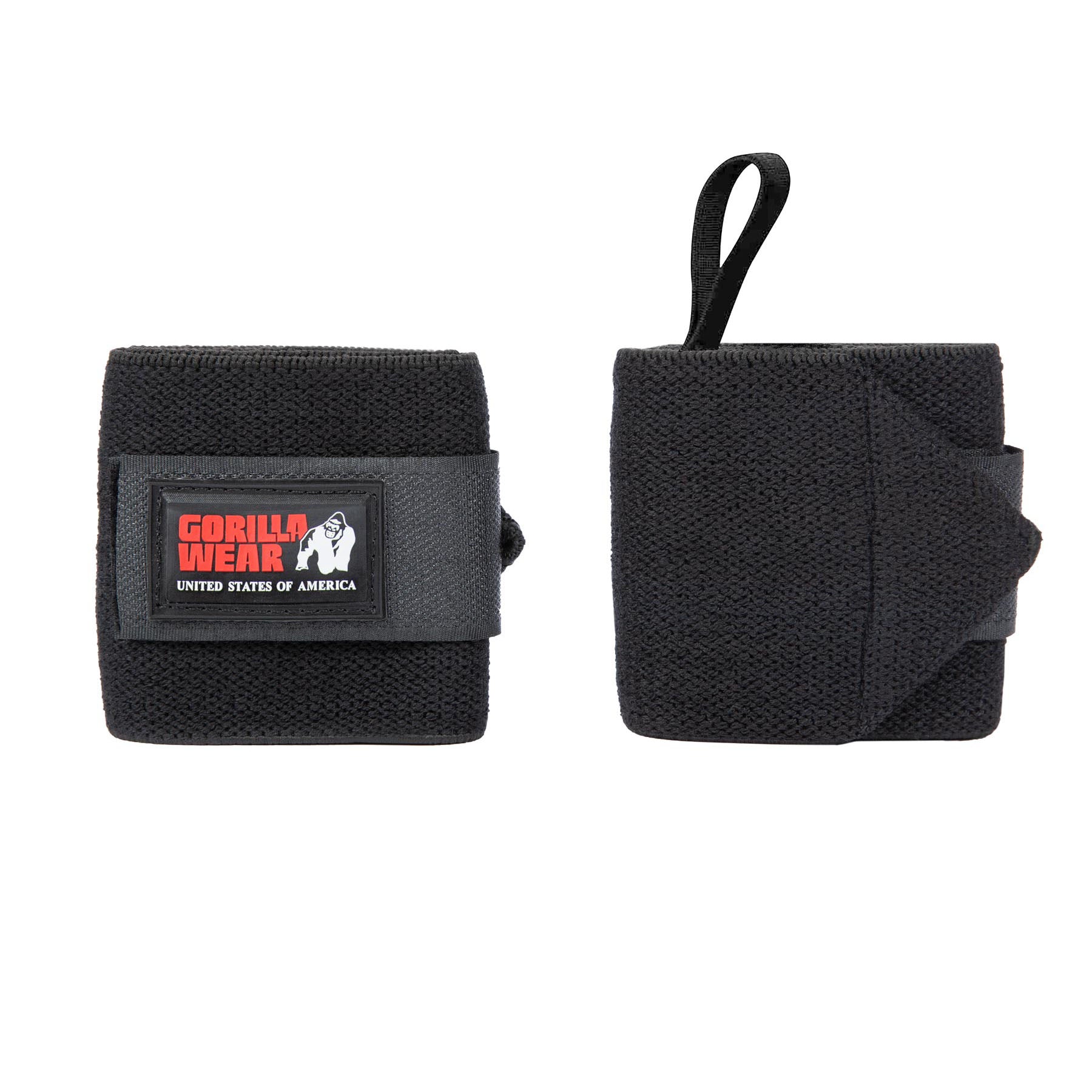 Gorilla Wear Wrist Wraps Basic, black/red