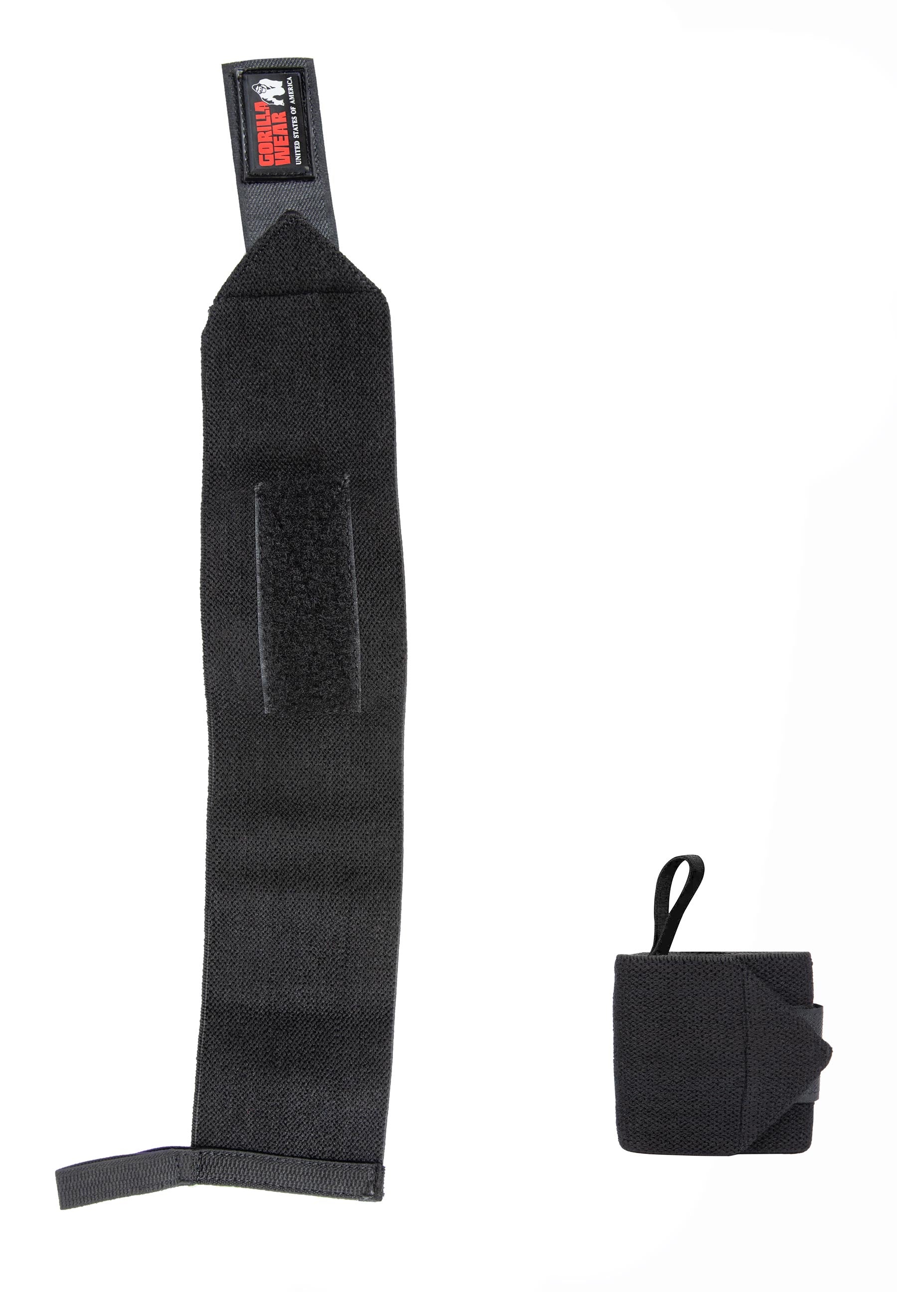 Gorilla Wear Wrist Wraps Basic, black/red