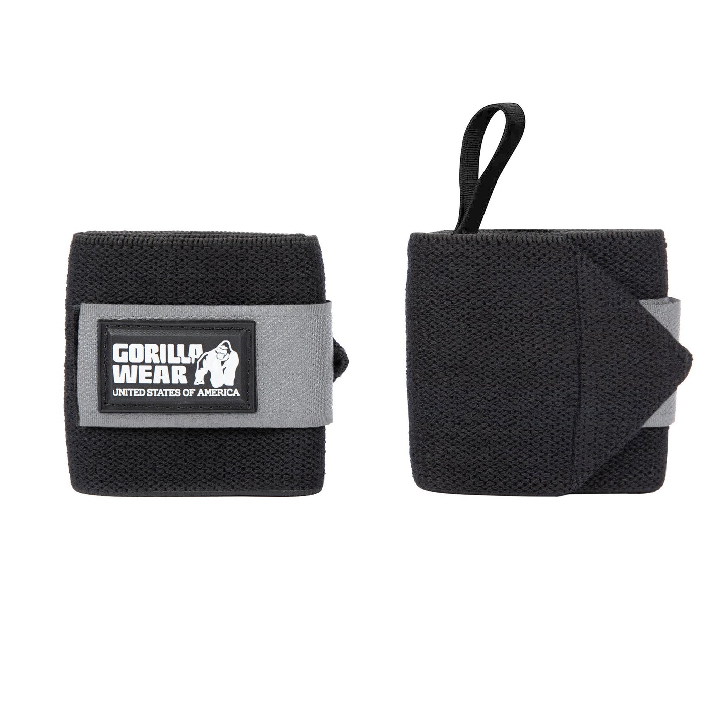 Gorilla Wear Wrist Wraps Basic, black/grey