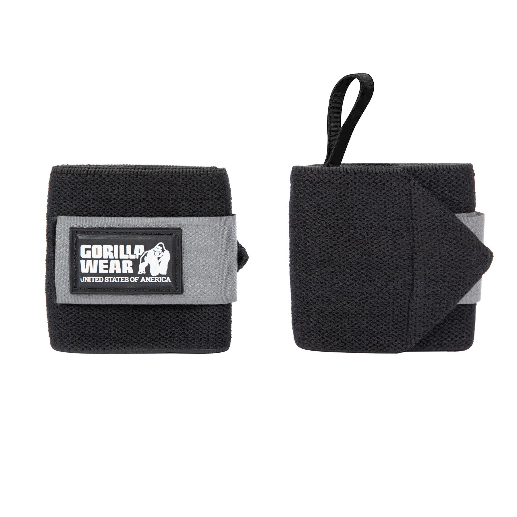Gorilla Wear Wrist Wraps Basic, black/grey