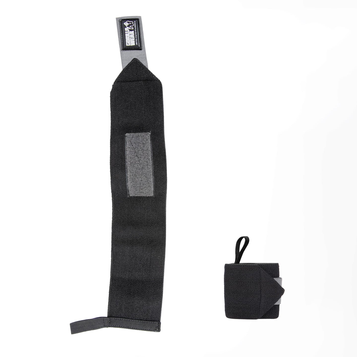 Gorilla Wear Wrist Wraps Basic, black/grey