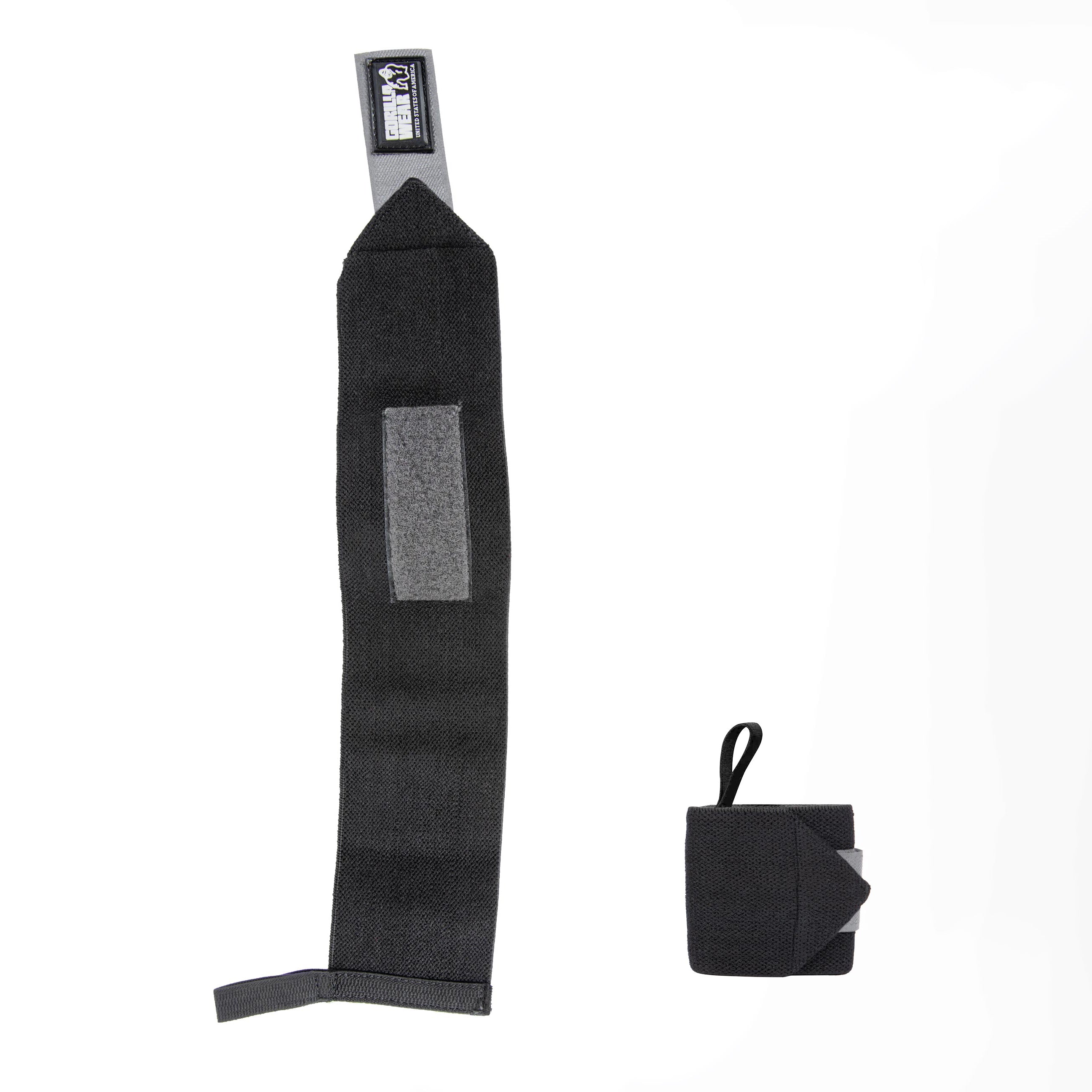 Gorilla Wear Wrist Wraps Basic, black/grey