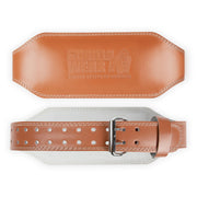Gorilla Wear 6 Inch Padded Leather Belt, brown