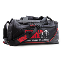 Gorilla Wear Jerome Gym Bag, black/red