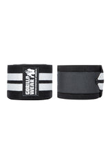 Gorilla Wear GW Knee Wraps 2 m, black/white
