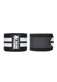 Gorilla Wear GW Knee Wraps 2 m, black/white