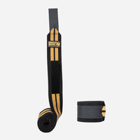Gorilla Wear GW Knee Wraps 2 m, black/gold
