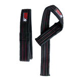 Gorilla Wear Hardcore Lifting Straps, black/red