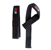 Gorilla Wear Hardcore Lifting Straps, black/red