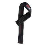 Gorilla Wear Hardcore Lifting Straps, black/red