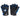 Gorilla Wear Mitchell Training Gloves, Svart / Blå