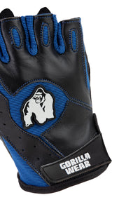Gorilla Wear Mitchell Training Gloves, Svart / Blå