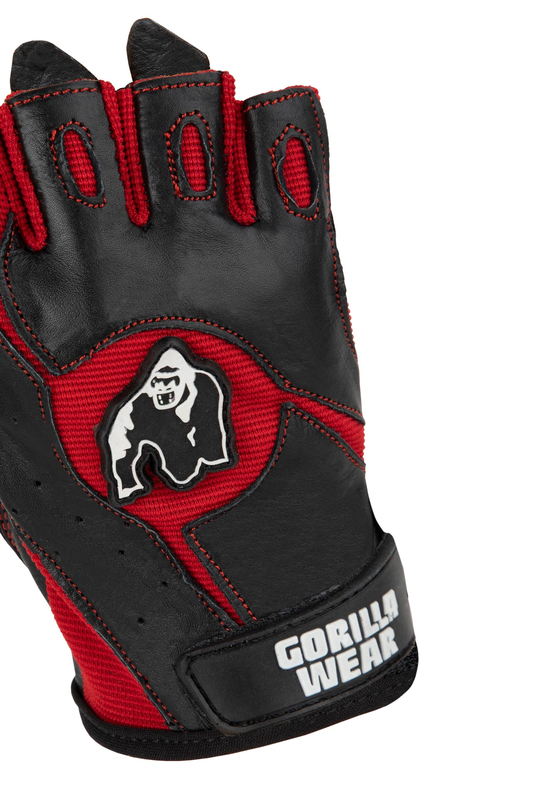 Gorilla Wear Mitchell Training Gloves, black/red