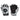 Gorilla Wear Mitchell Training Gloves, black/grey