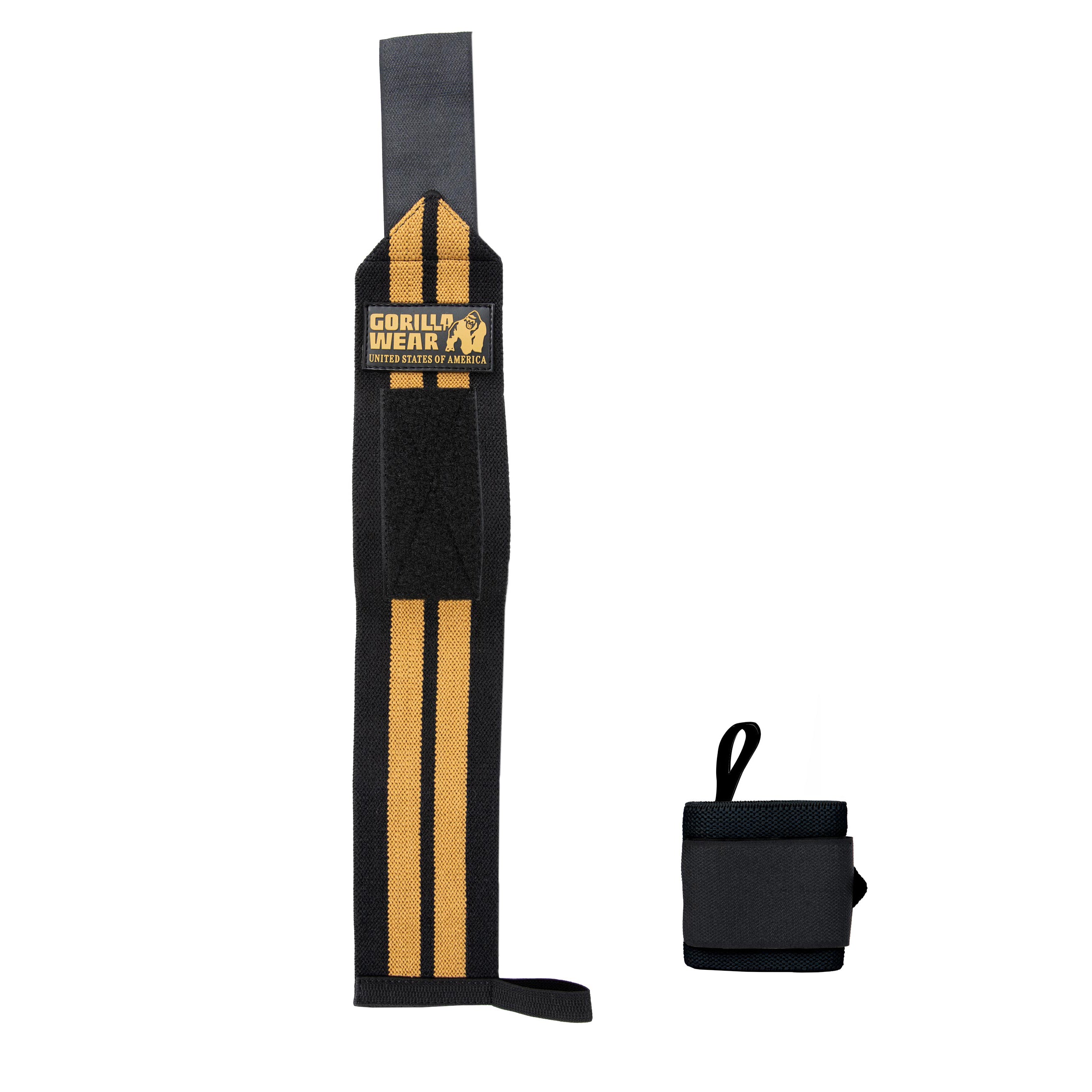 Gorilla Wear Wrist Wraps Pro, black/gold