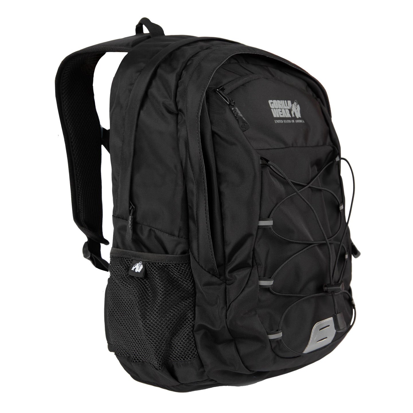 Gorilla Wear Las Vegas Backpack, Svart - 25L, Smart förvaring