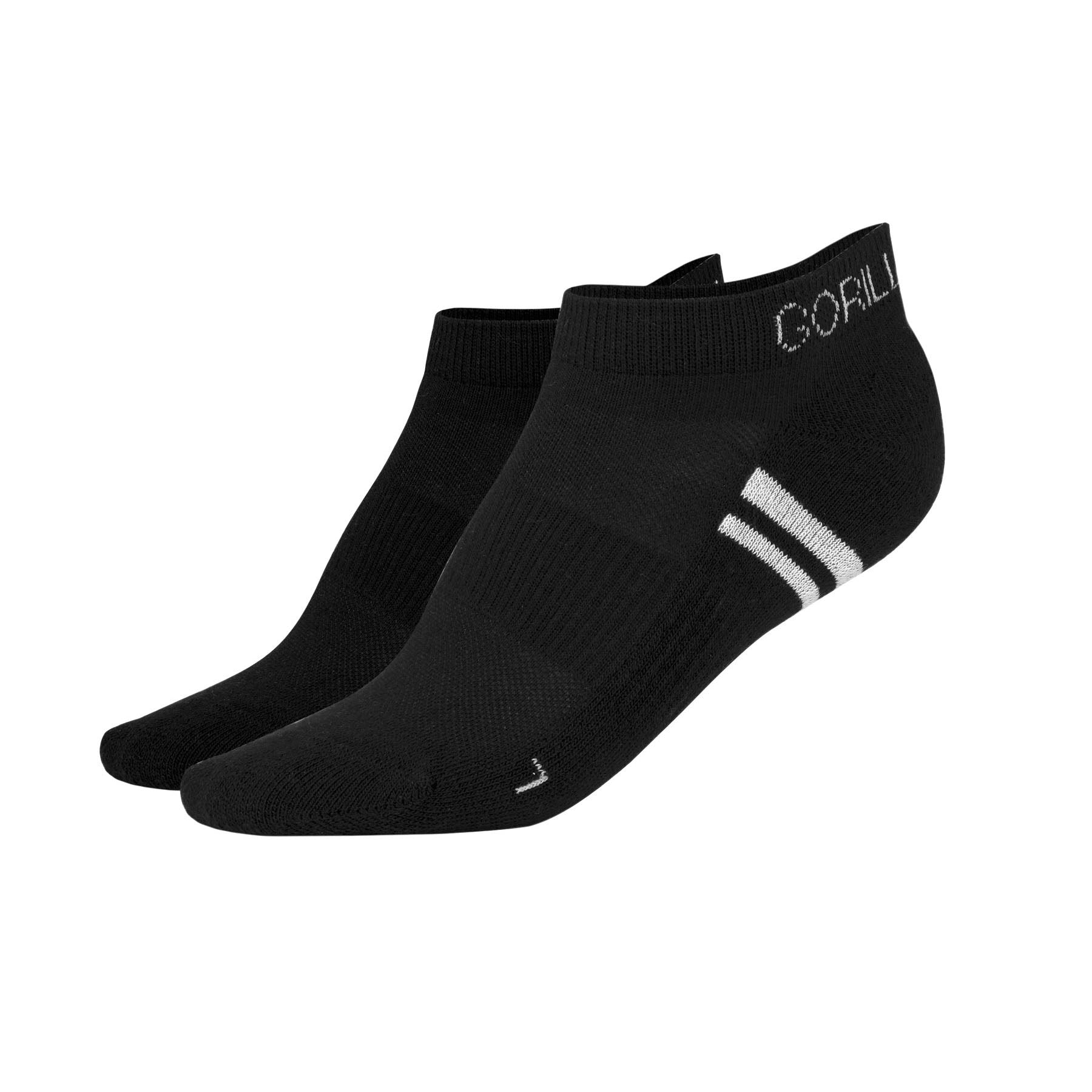 Gorilla Wear Quarter Socks 2-Pack, black