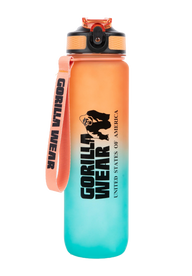 Gorilla Wear Gradient Water Bottle, green/orange