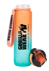 Gorilla Wear Gradient Water Bottle, green/orange