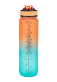 Gorilla Wear Gradient Water Bottle, green/orange