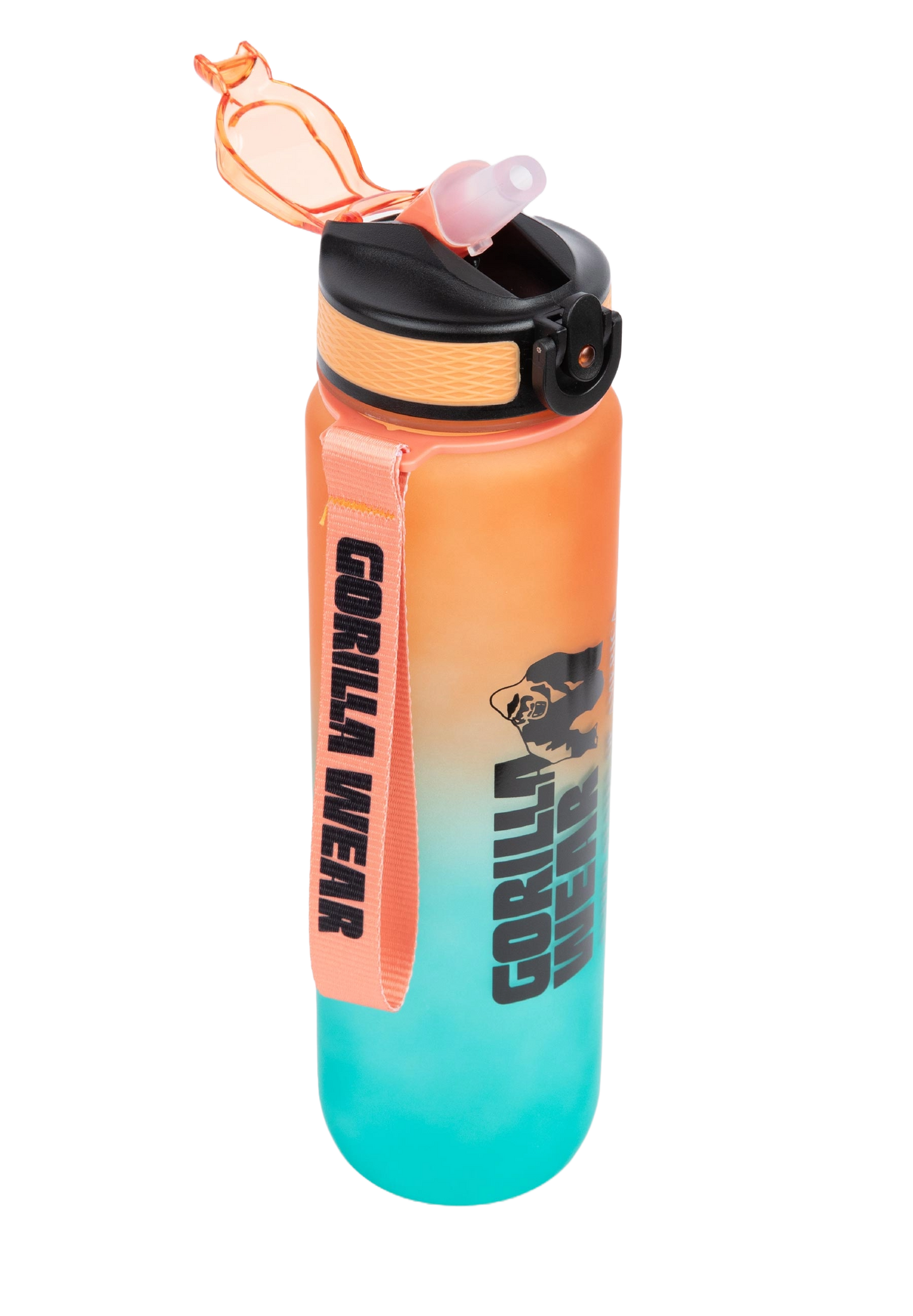 Gorilla Wear Gradient Water Bottle, green/orange
