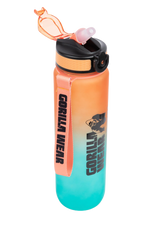 Gorilla Wear Gradient Water Bottle, green/orange