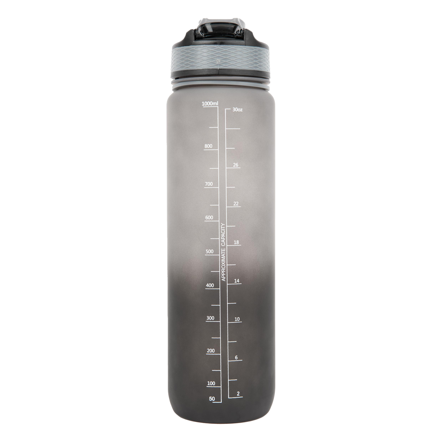 Gorilla Wear Gradient Water Bottle 1000 ml, black/grey