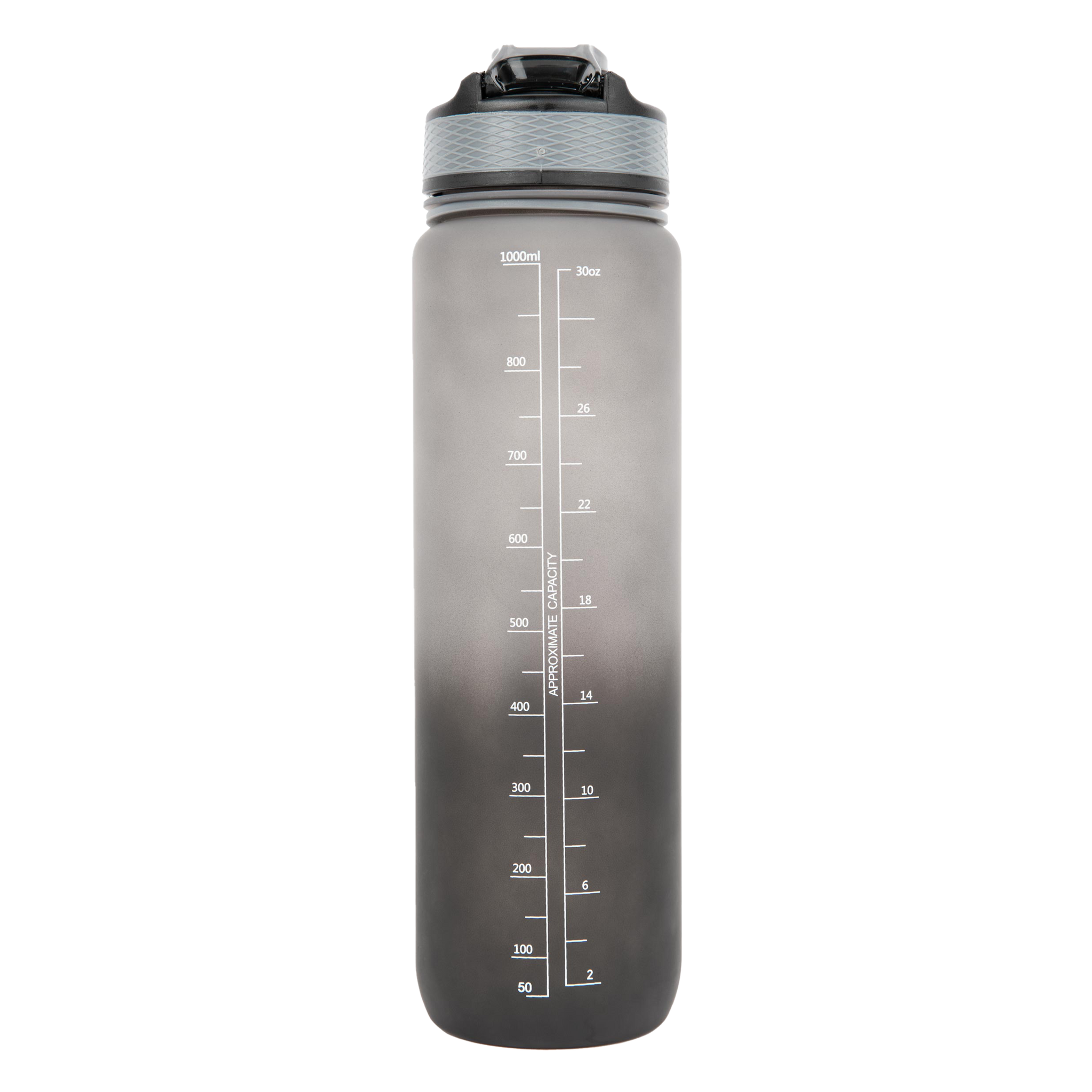 Gorilla Wear Gradient Water Bottle 1000 ml, black/grey