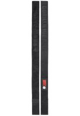 Gorilla Wear Leather Lifting Straps, black